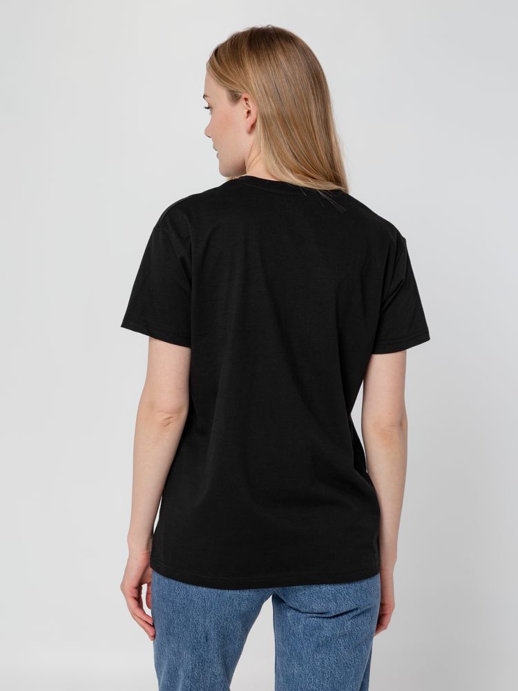 Футболка унисекс T-Bolka 160, черная-4