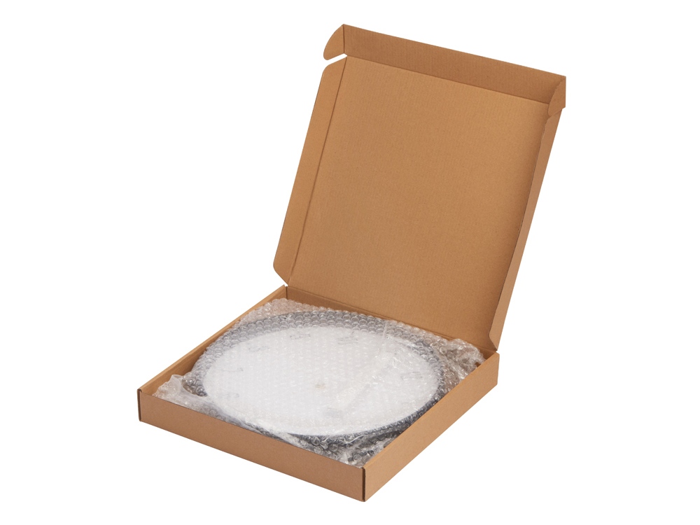 Пластиковые настенные часы  диаметр 30 см Carte blanche, черный-4