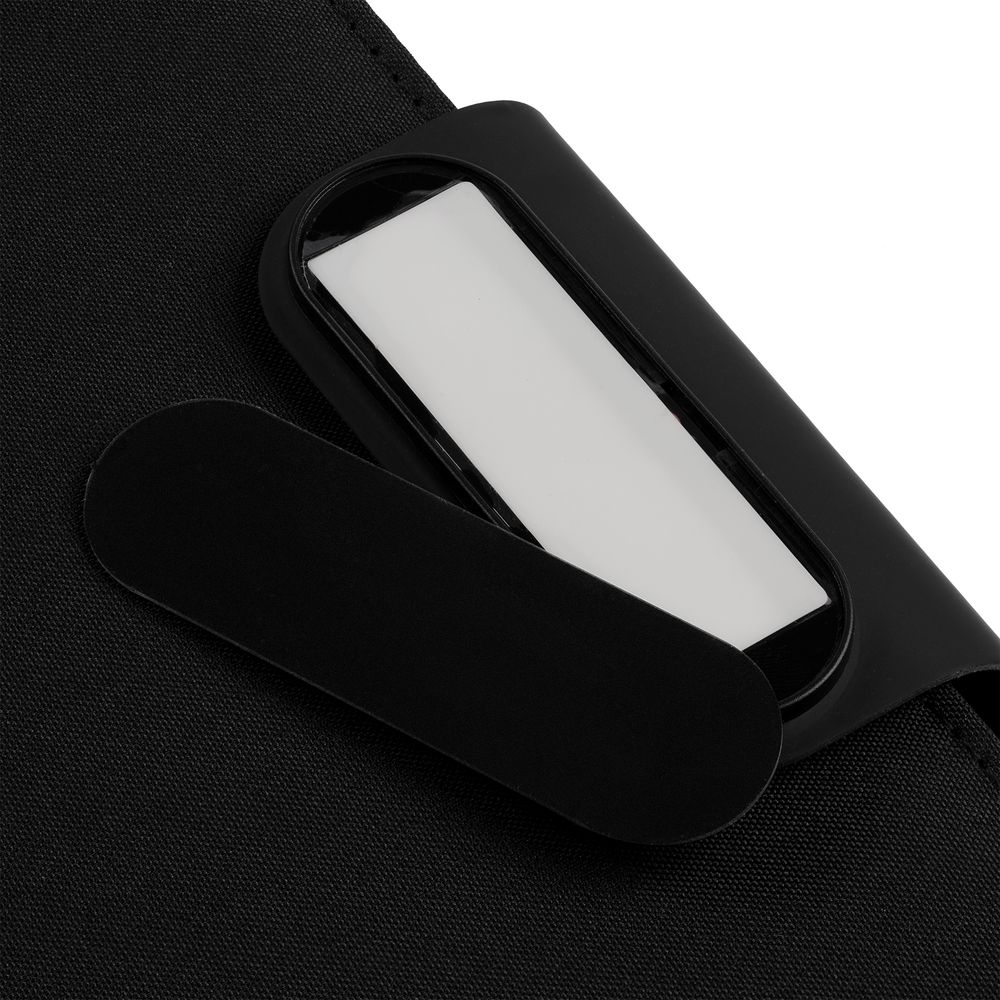 Папка с блокнотом Midstream, черная-2