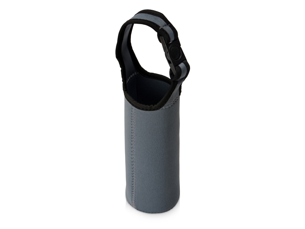 Чехол неопреновый Ferry для бутылки и термосов, серый-0