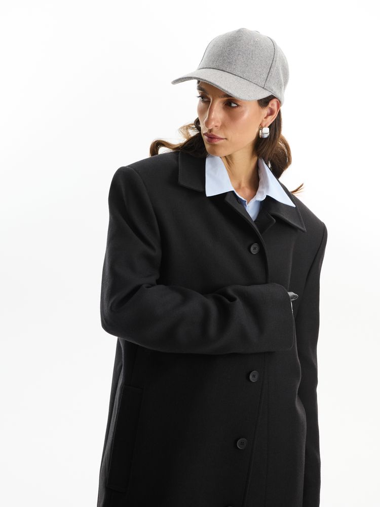 Бейсболка Woolridge, серый меланж-6