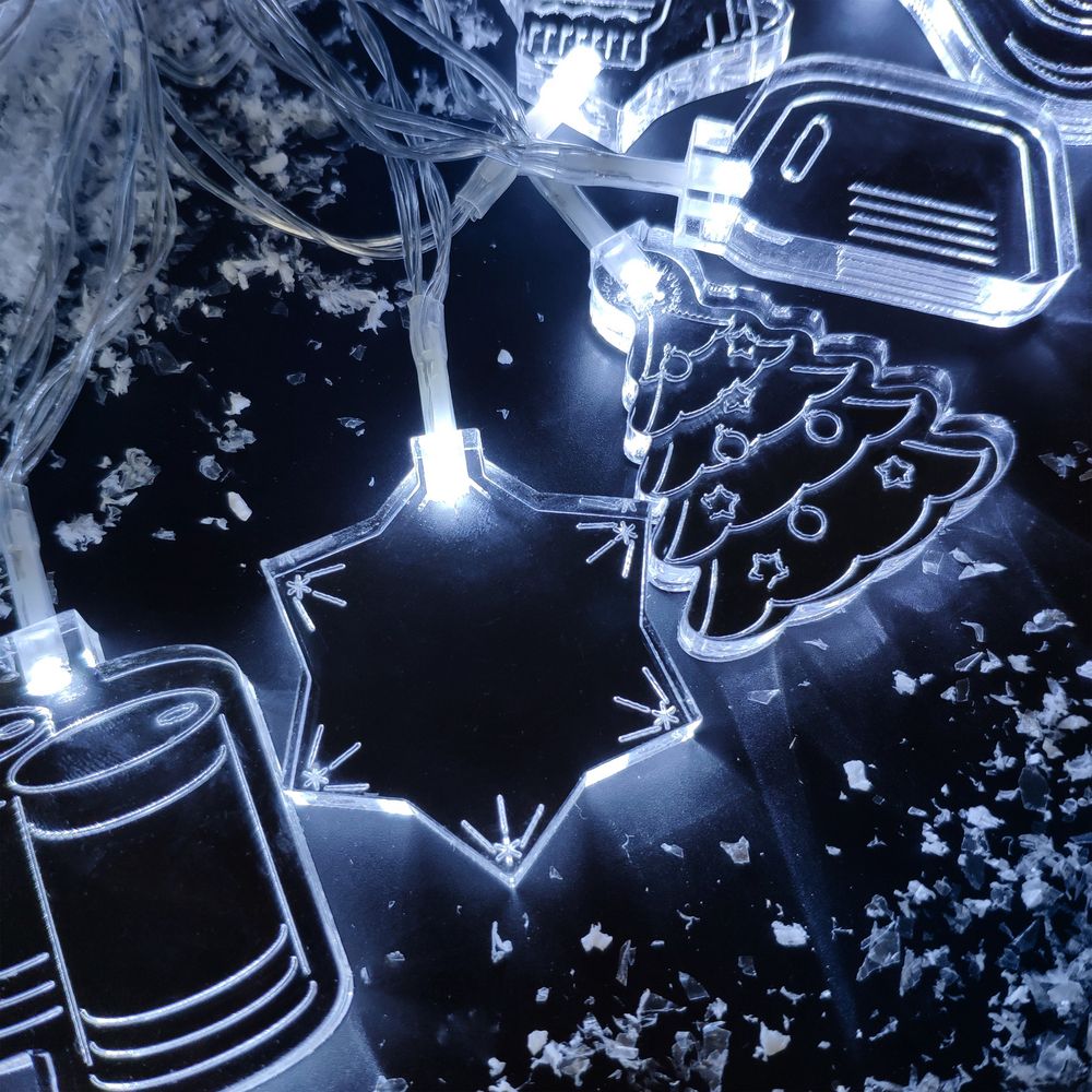 Светодиодная гирлянда Fuel Up, нефть и газ-0