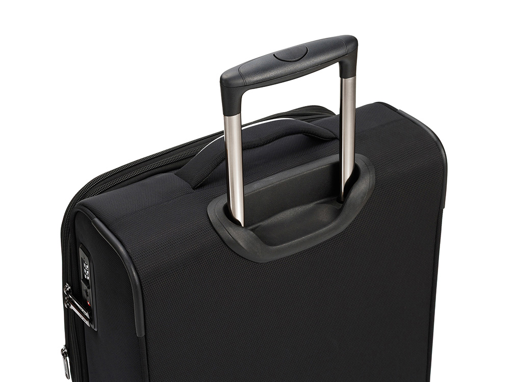 Чемодан TORBER НЕРО, чёрный, переработанный ПЭТ, 40 х 20 х 55 см, 37 л-6