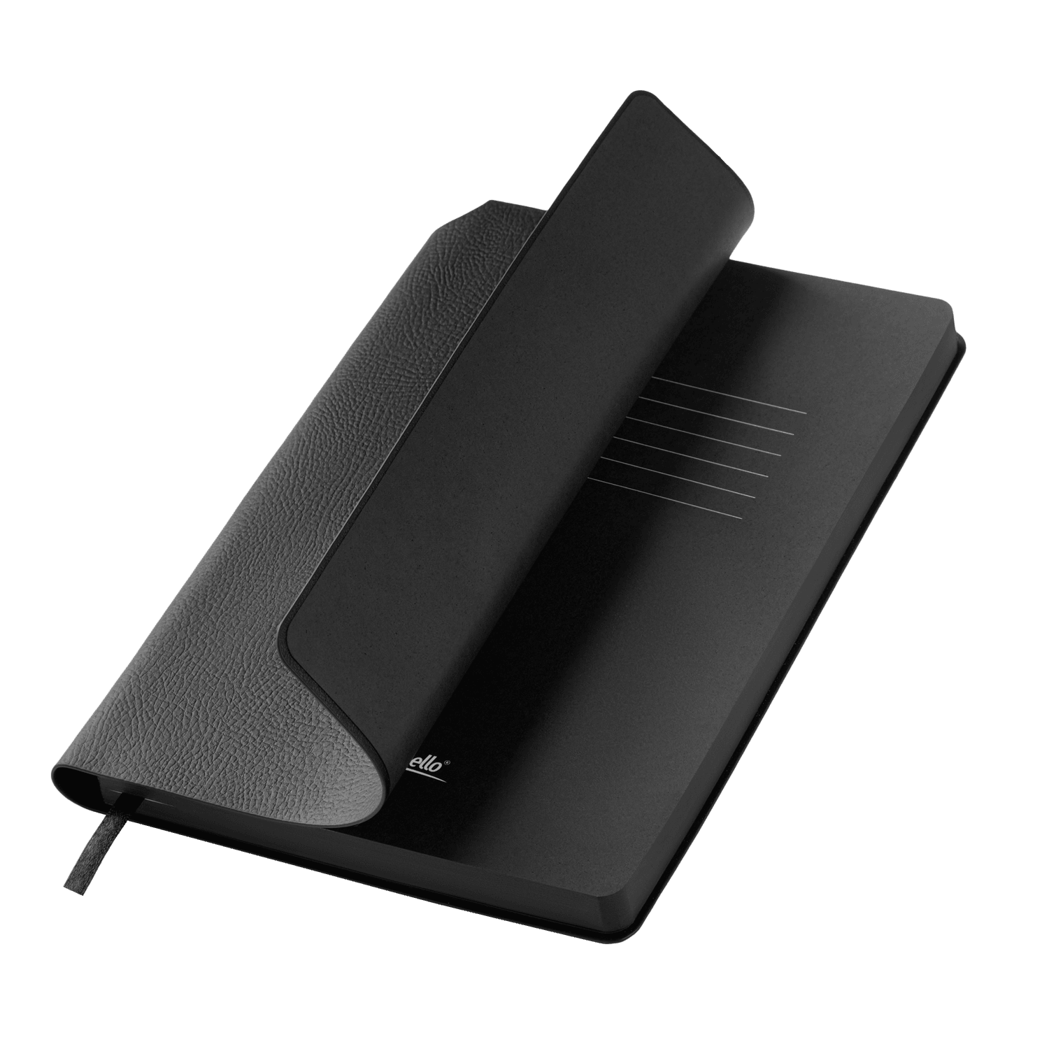 Ежедневник Молто (Molto) недатированный, черный-0