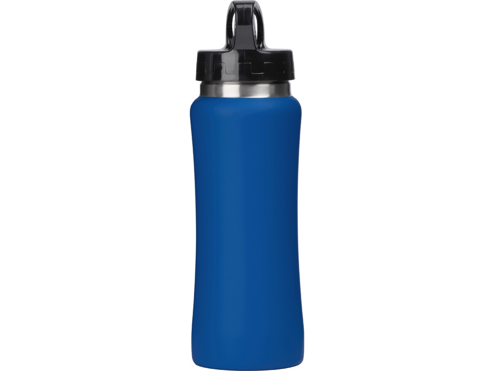 Бутылка для воды Bottle C1, сталь, soft touch, 600 мл, синий-3