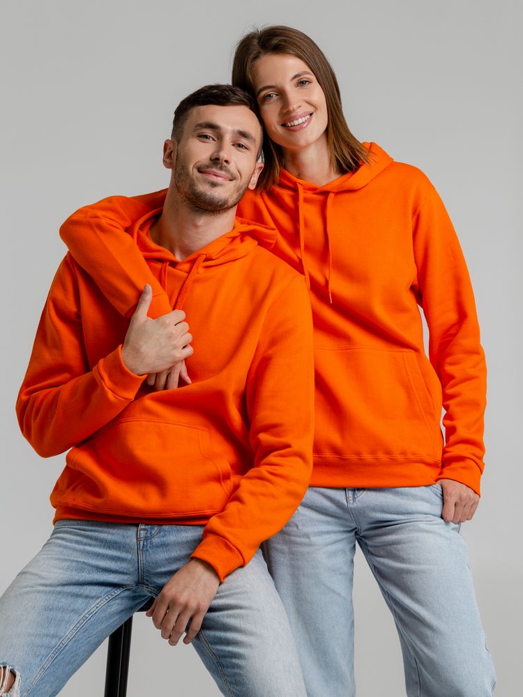 Толстовка с капюшоном Snake II оранжевая-9