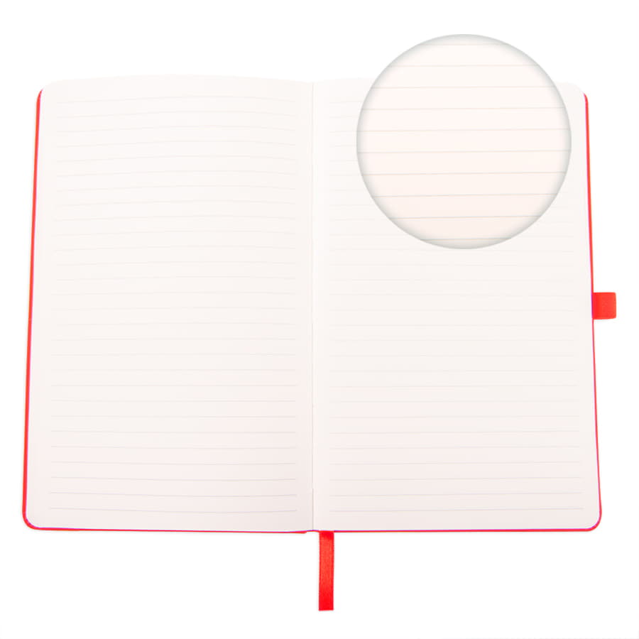 Бизнес-блокнот А5 FLIPPY, формат А5, в линейку, красный-8
