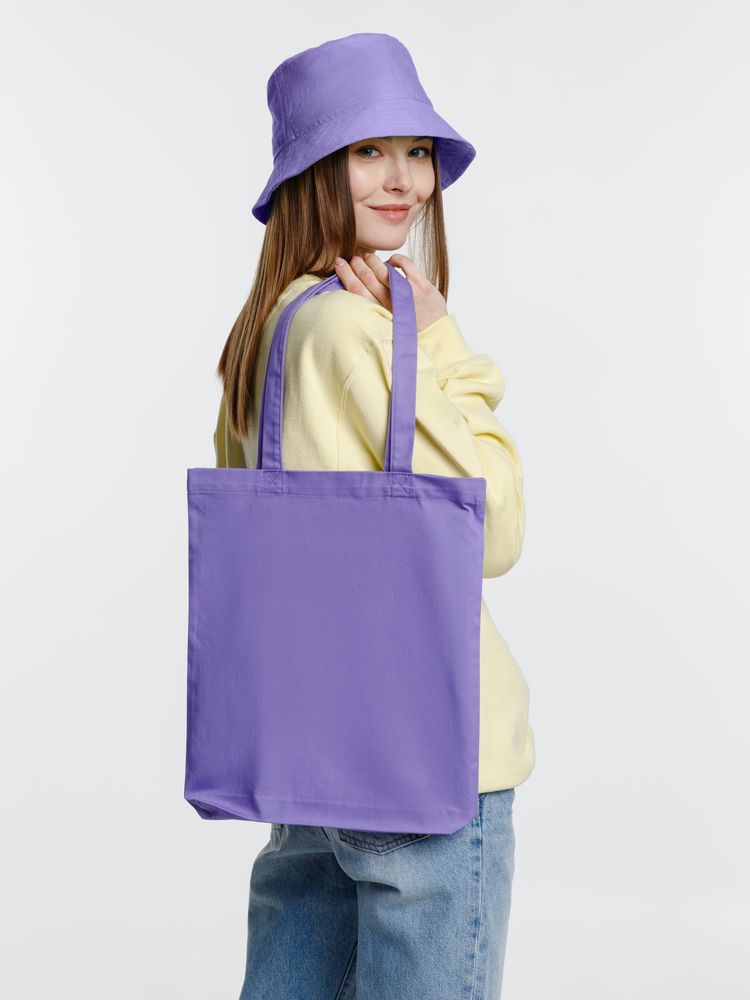 Холщовая сумка Avoska, сиреневая (орхидея)-5