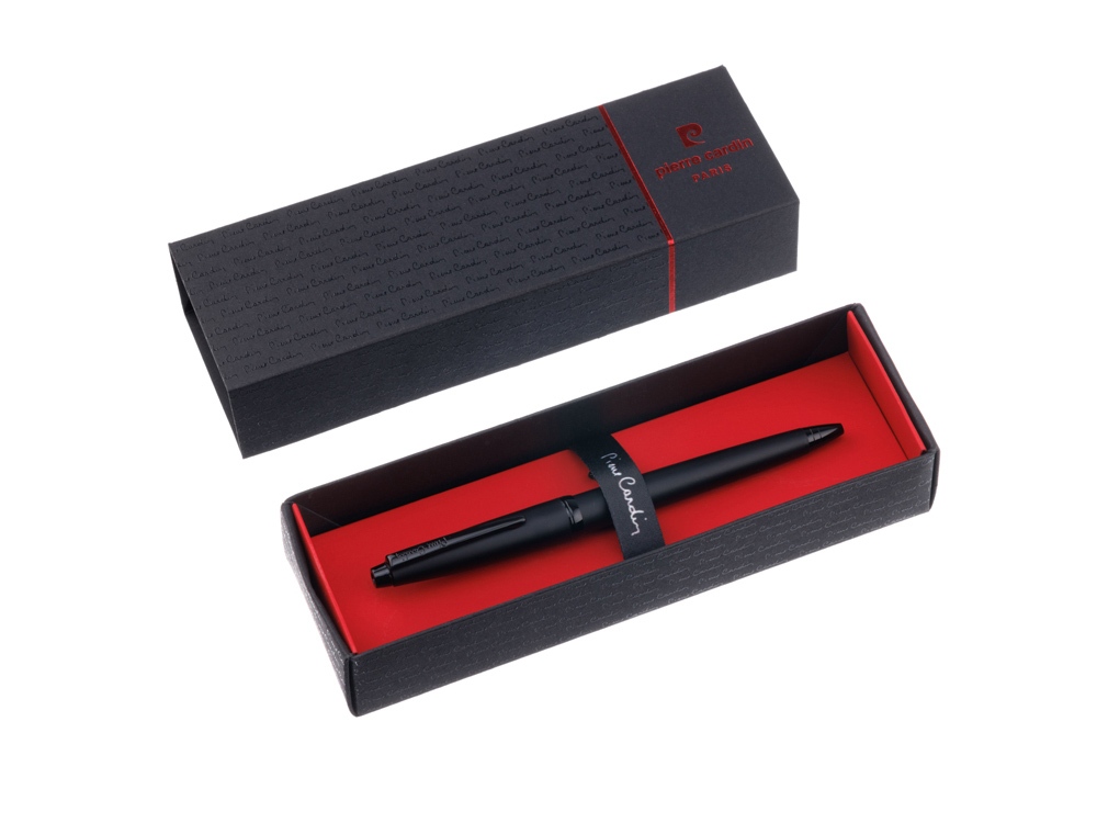 Ручка шариковая Pierre Cardin GAMME. Цвет - черный. Упаковка Е-4