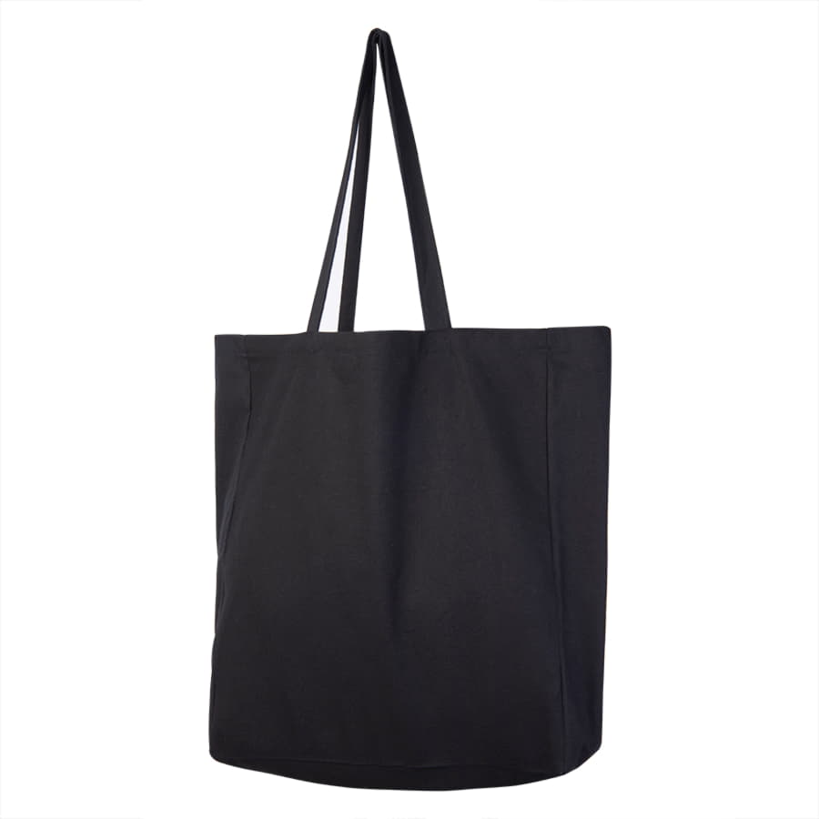 Большая сумка шоппер хлопковый MALL BIG 220, 42 x 45 x 14 см, длина ручек 64 х 2,5, черный-1