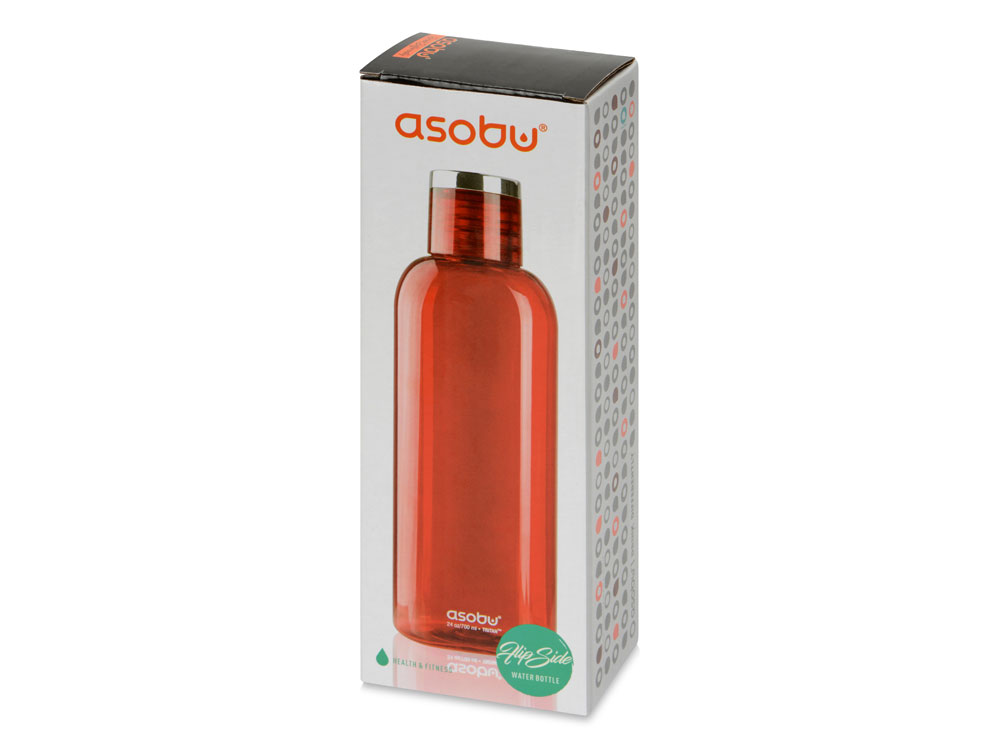 Бутылка для воды FLIP SIDE, 700 мл, красный-4