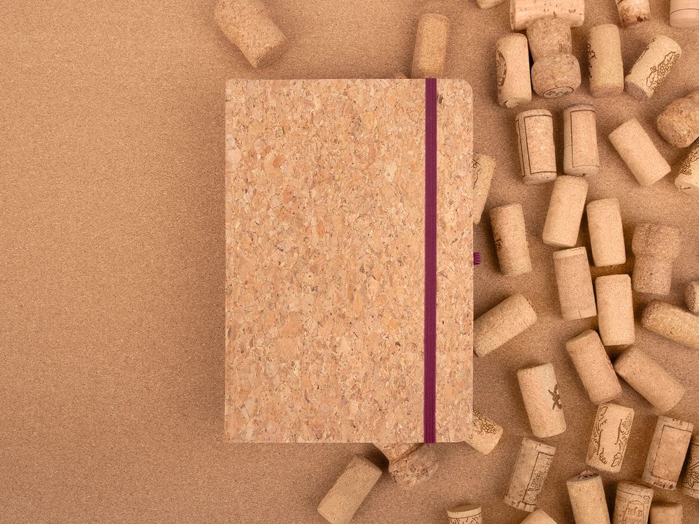 Блокнот Corkfolio, красный-9