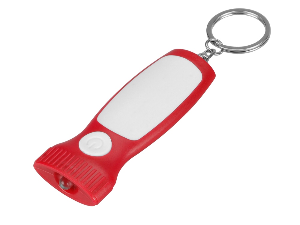 Брелок-фонарик Каяма, красный/белый-0
