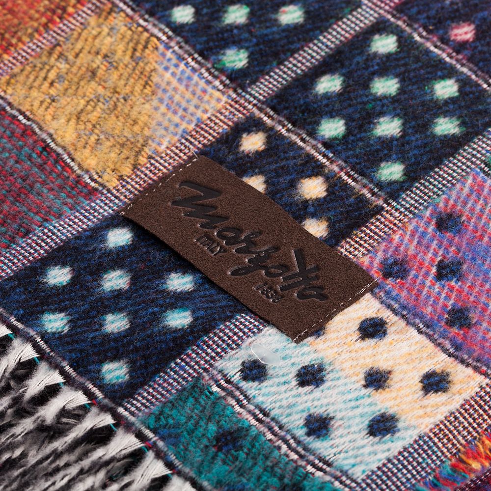 Плед Illinois, бордовый-3