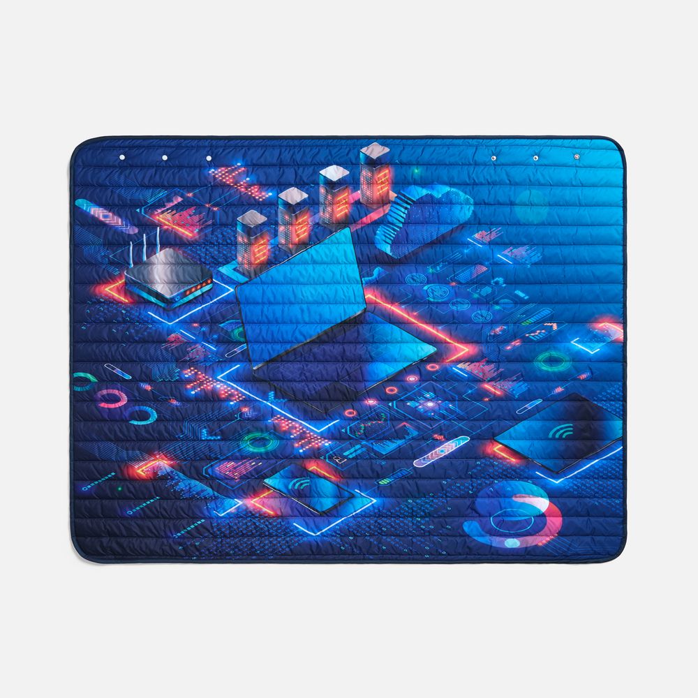 Плед-пончо Blanket Print на заказ-4