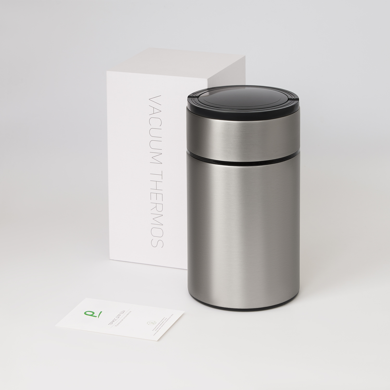 Термос для еды Bento, серебряный-12