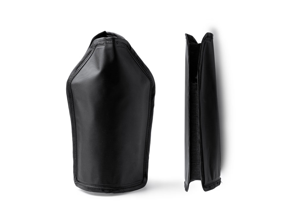 Охладитель FROST для бутылок из полиэстера, черный-1