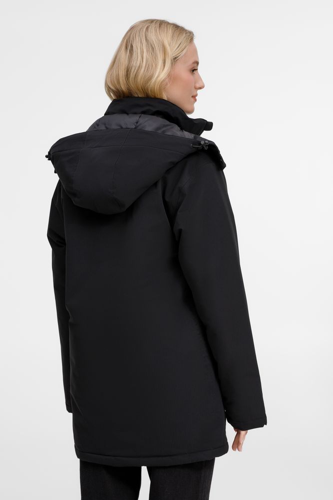 Куртка-парка унисекс Sfera, черная-9