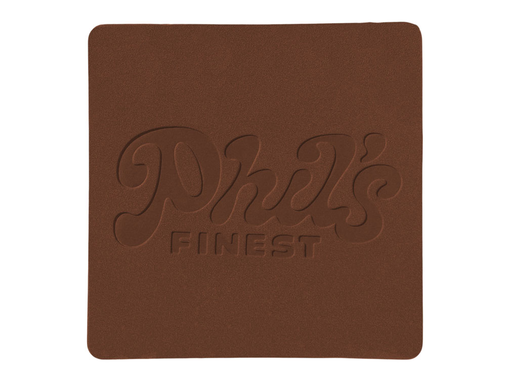 ПАТЧ КВАДРАТ nubuk (коричневый ) 5,5 х 5,5 см-2