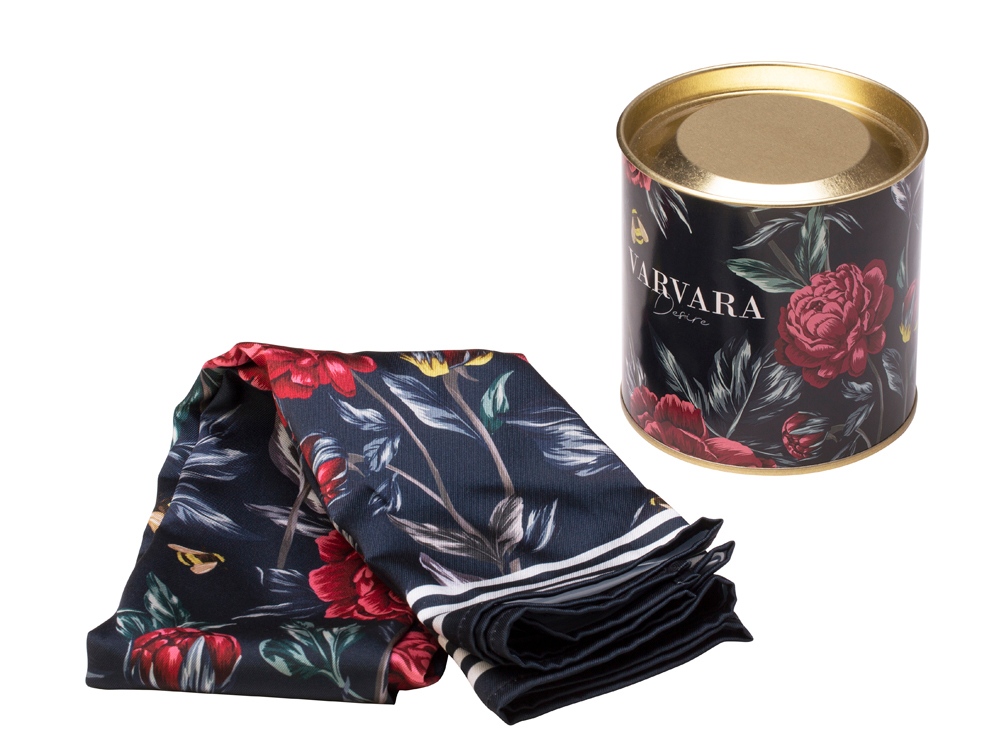 Платок Русские сезоны темно-синий. Varvara-1