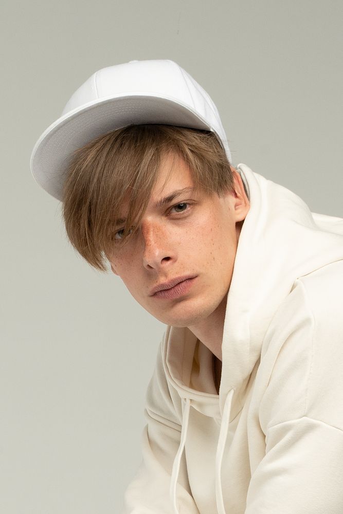 Бейсболка C2, белая-4