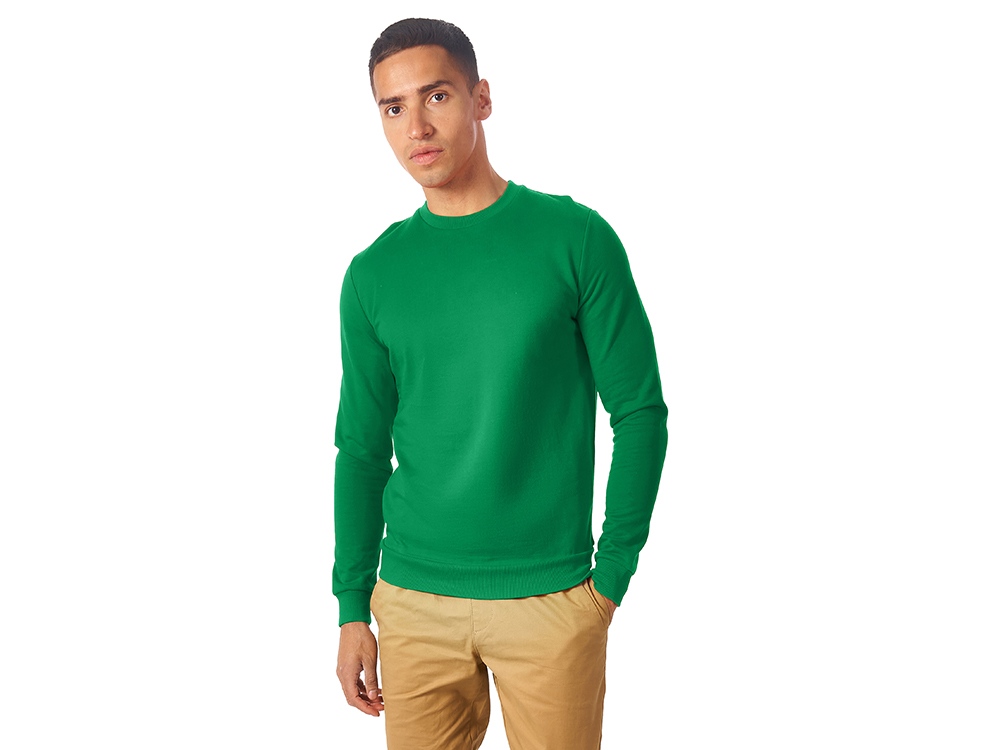 Свитшот Motion унисекс с начесом, зелёный-1