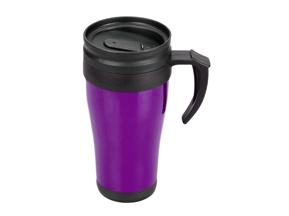 Кружка с термоизоляцией Silence 350мл, фиолетовый-0