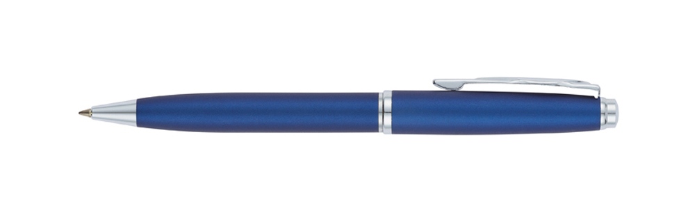 Ручка шариковая Pierre Cardin GAMME Classic с поворотным механизмом, синий матовый/серебро-2
