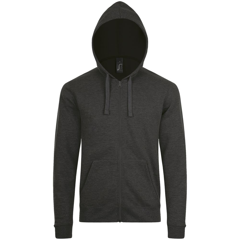 Толстовка унисекс Stone, черный меланж-0