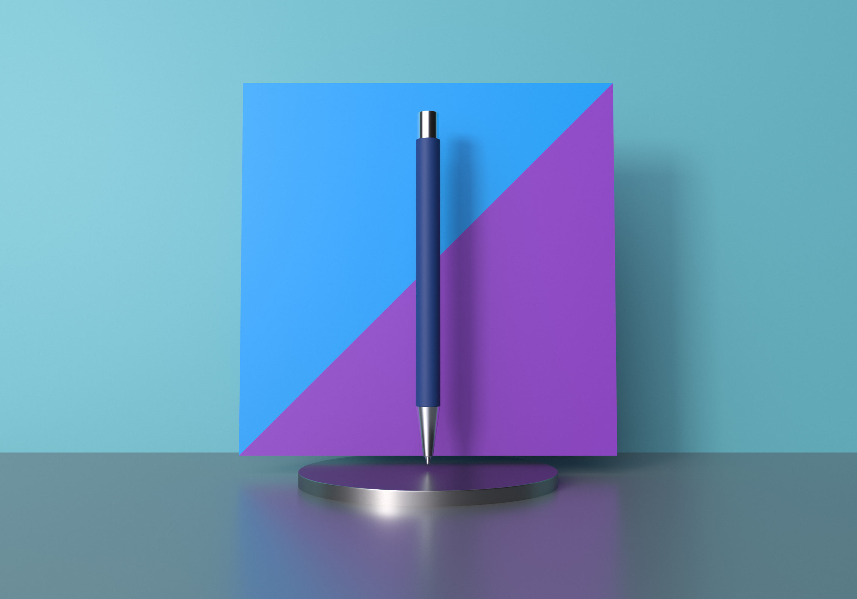 Ручка шариковая "Aurora", покрытие soft touch-2