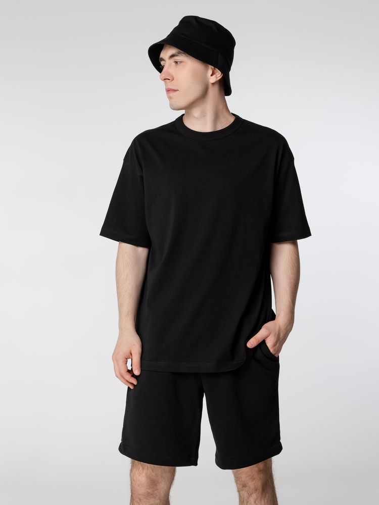 Футболка оверсайз мужская Boxy Men, черная-3