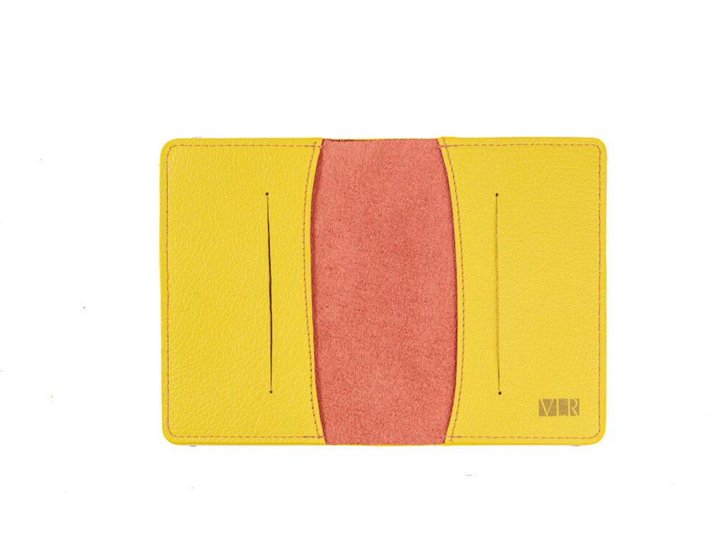 Обложка для паспорта Valerie Concept PSC10, красный/желтый-1