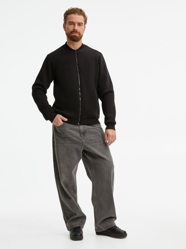 Бомбер унисекс Estado, черный-9