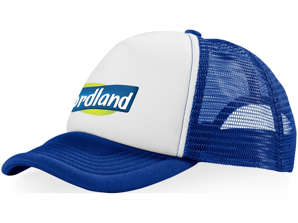 Бейсболка Trucker, ярко-синий/белый-3