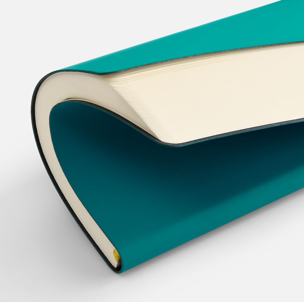 Ежедневник Flex Shall New, недатированный, бирюзовый-6