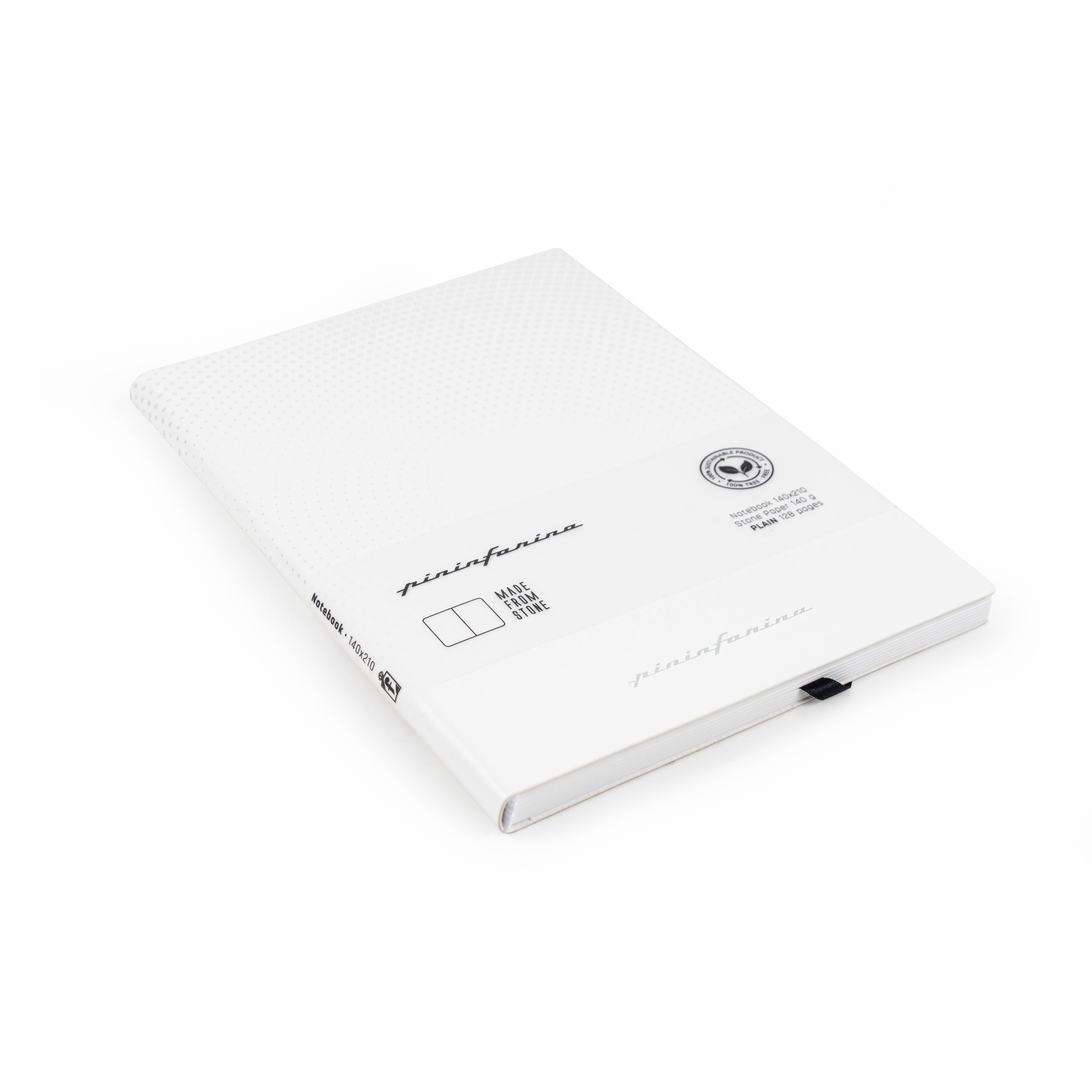 Тетрадь принт Pininfarina Stone Paper белая 14х21см каменная бумага, 64 листа, линованная, мягкая обложка-0