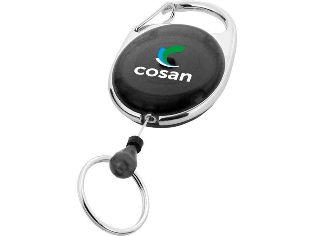 Брелок с роликом Gerlos, черный прозрачный-3