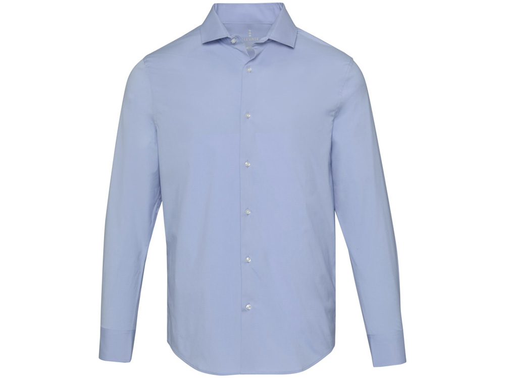 Carnelian мужская рубашка из поплина - Голубой-1