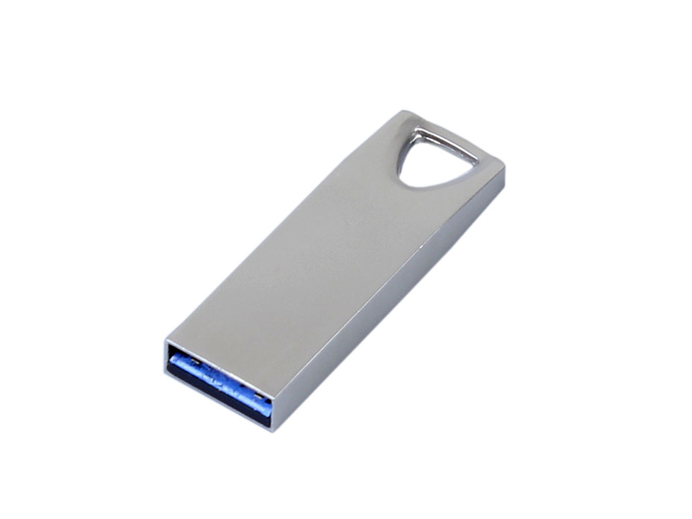 USB 2.0-флешка на 16 Гб с мини чипом, компактный дизайн, стильное отверстие для цепочки-1