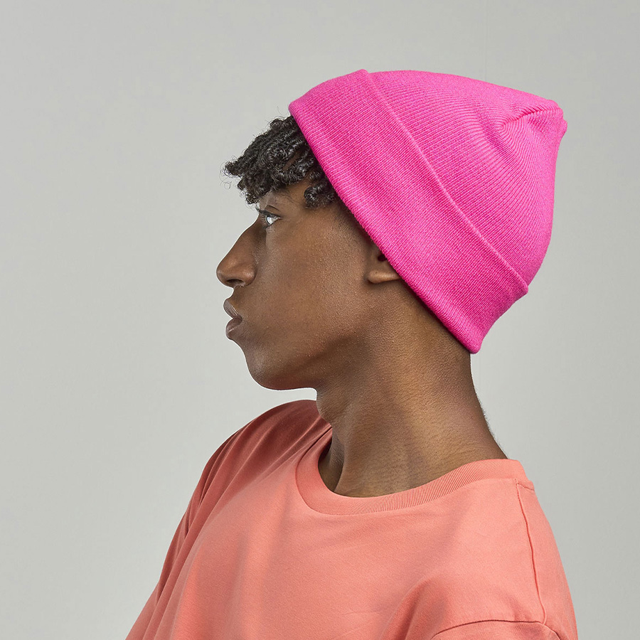 Шапка вязаная  двойная Wind-S, темно-зелёный-3