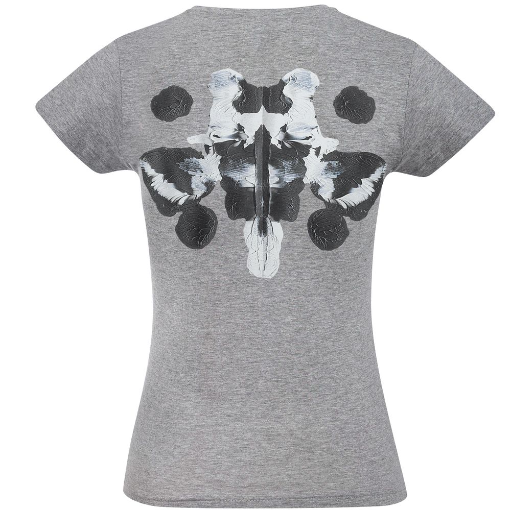 Футболка женская «Подсознательность», серый меланж-2