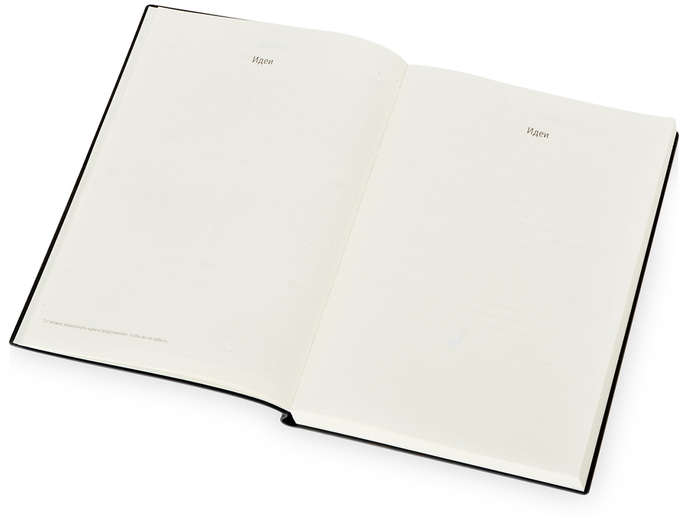 Бизнес блокнот Supreme с вставкой из софт-тача, гибкая обложка, 128 листов, серый-7