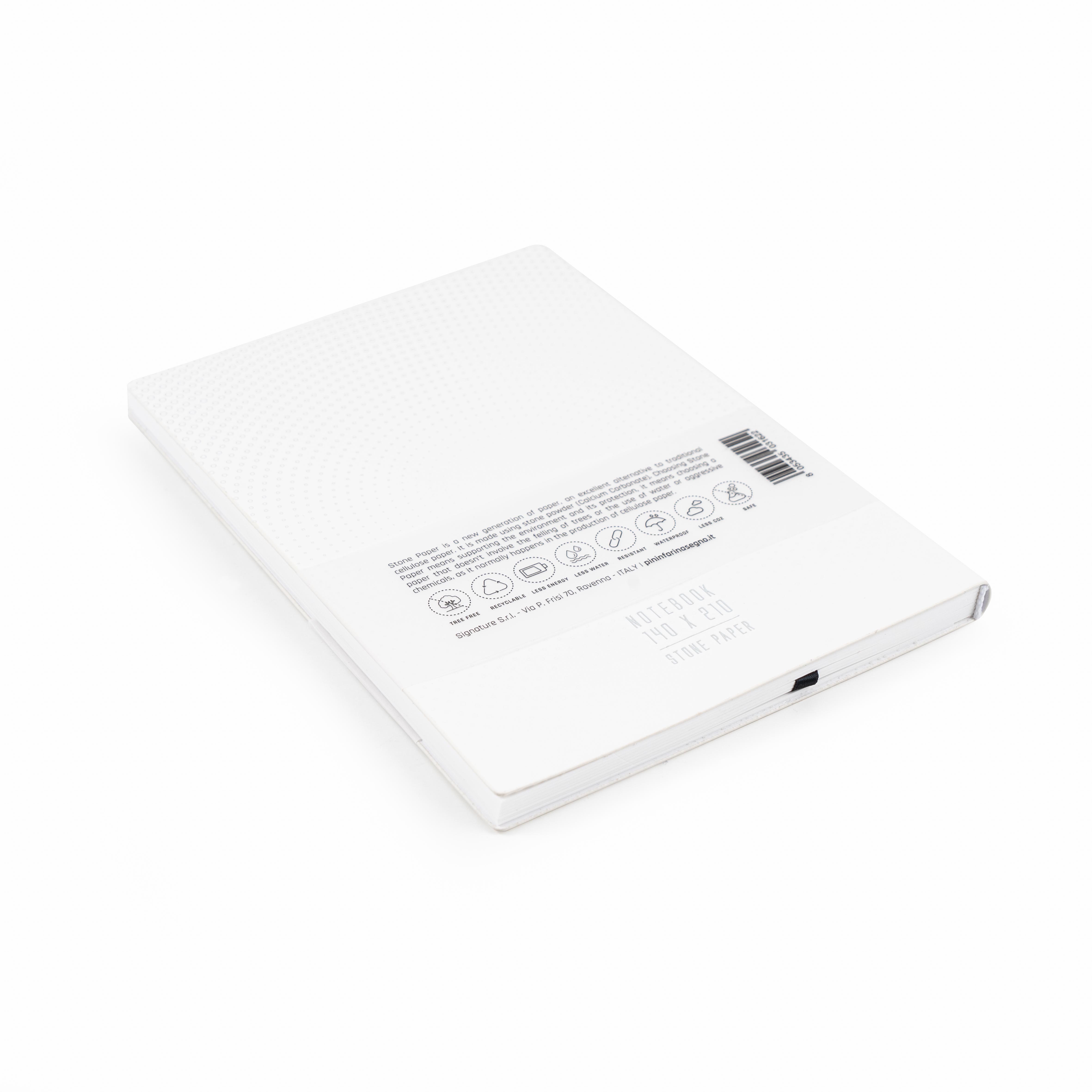 Тетрадь принт Pininfarina Stone Paper белая 14х21см каменная бумага, 64 листа, линованная, мягкая обложка-2