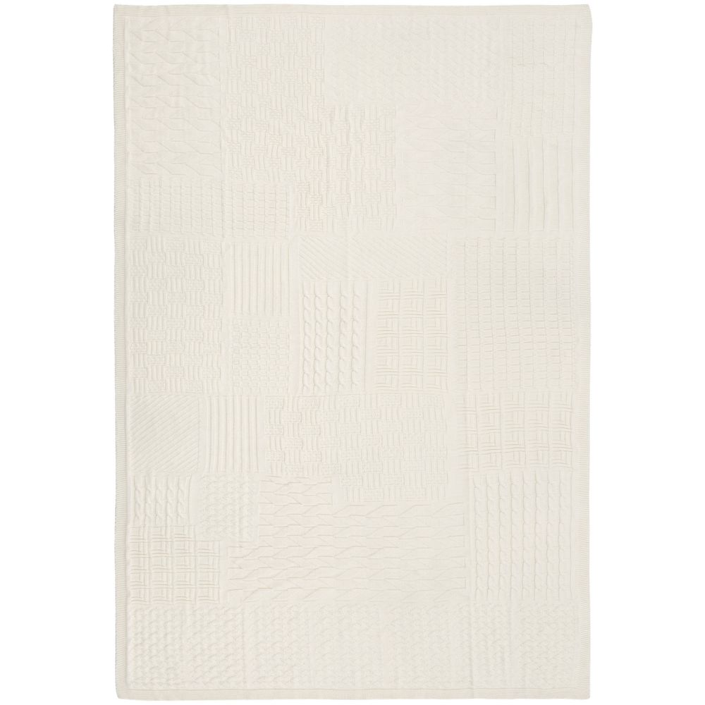 Плед Snippet, молочно-белый-1