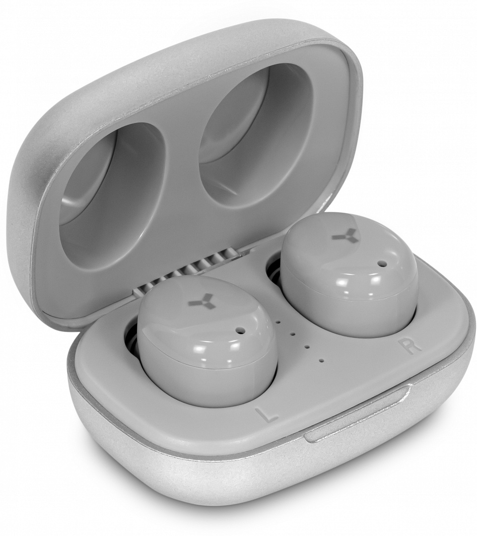 Беспроводные наушники ACCESSTYLE GRAIN TWS, серебристый, серебристый-0