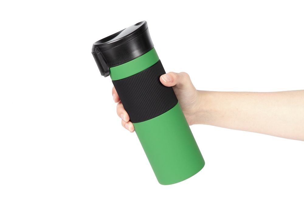 Термостакан Tralee XL, зеленый-3