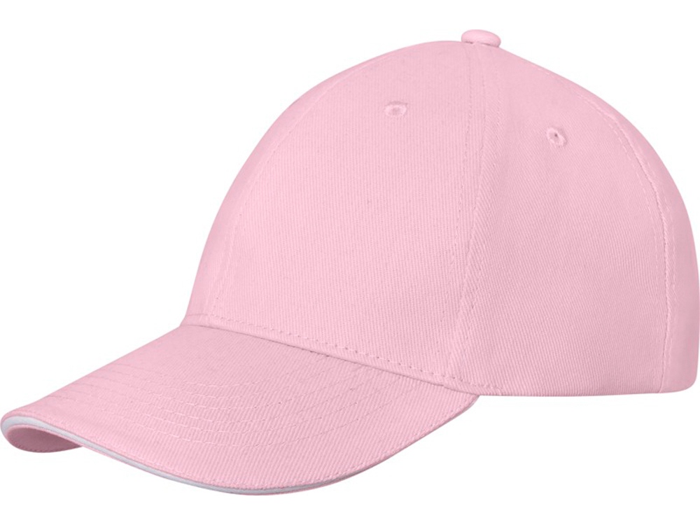 Бейсболка Darton, 6 панелей, light pink-0