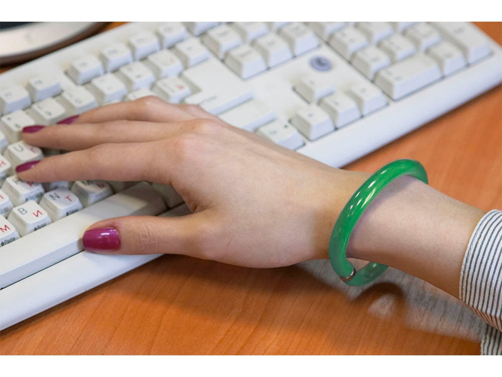 Ручка шариковая-браслет Арт-Хаус, зеленый-2