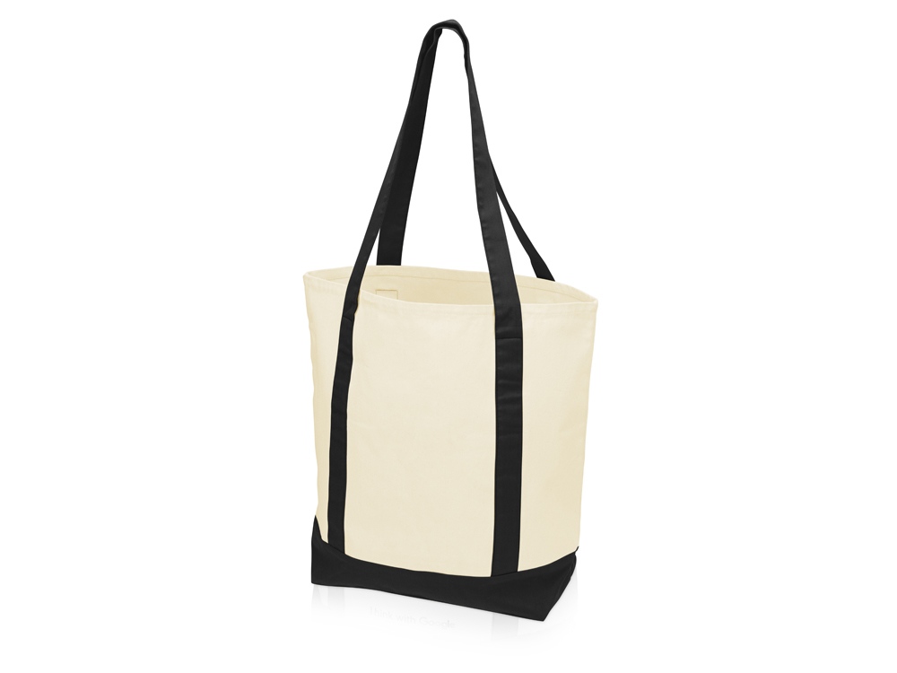 Сумка для шопинга Cotton, натуральный/черный-2
