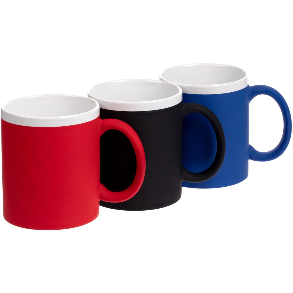 Кружка StopSpot с покрытием софт-тач, черная-2